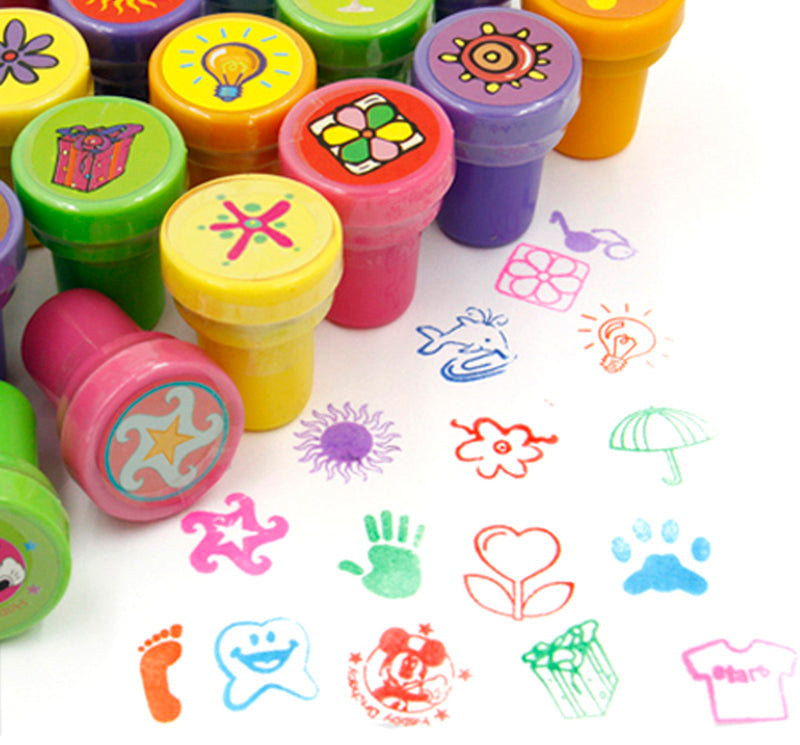 Self-ink Stamps for Kids, 10Pcs