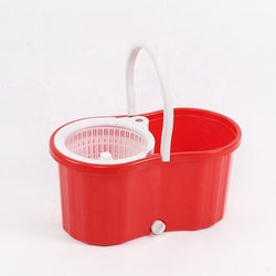 Magic Single Bucket and Flat Mop Floor Cleaning Mop with Spin Bucket