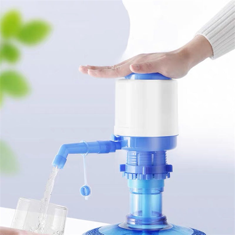 Portable Bottled Drinking Water Hand Press Removable Tube Innovative Vacuum Action Manual Pump Dispenser