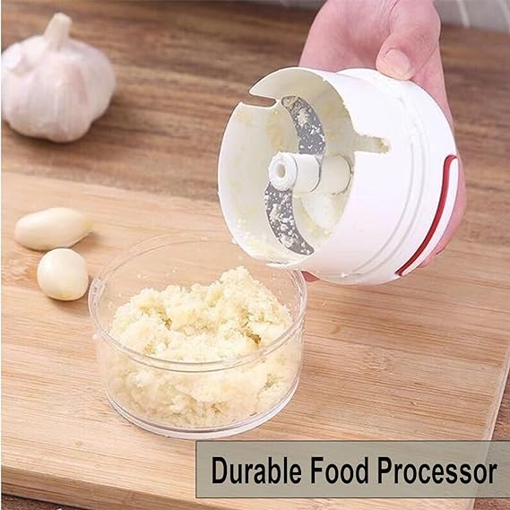 Mini Chopper Powerful Meat Grinder Hand-power Food Chopper Mincer Mixer Blender Chop Meat Fruit Vegetable Nuts Shredder