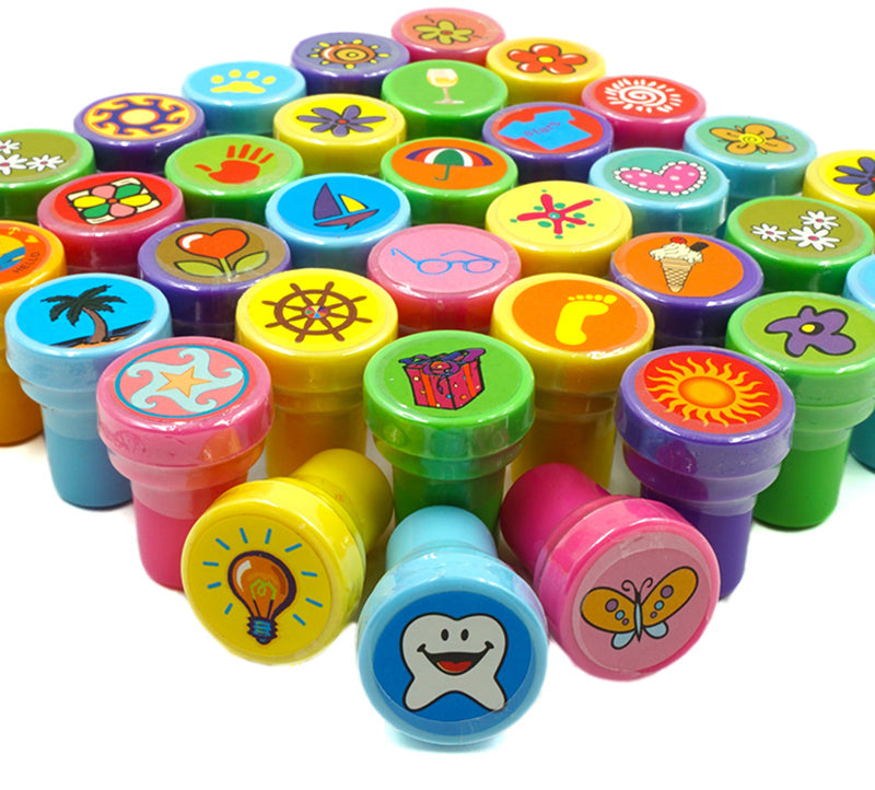 Self-ink Stamps for Kids, 10Pcs