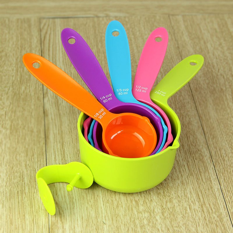 5 Pieces Measuring Cups/set + 6 Pieces Measuring Spoons /set Food Grade