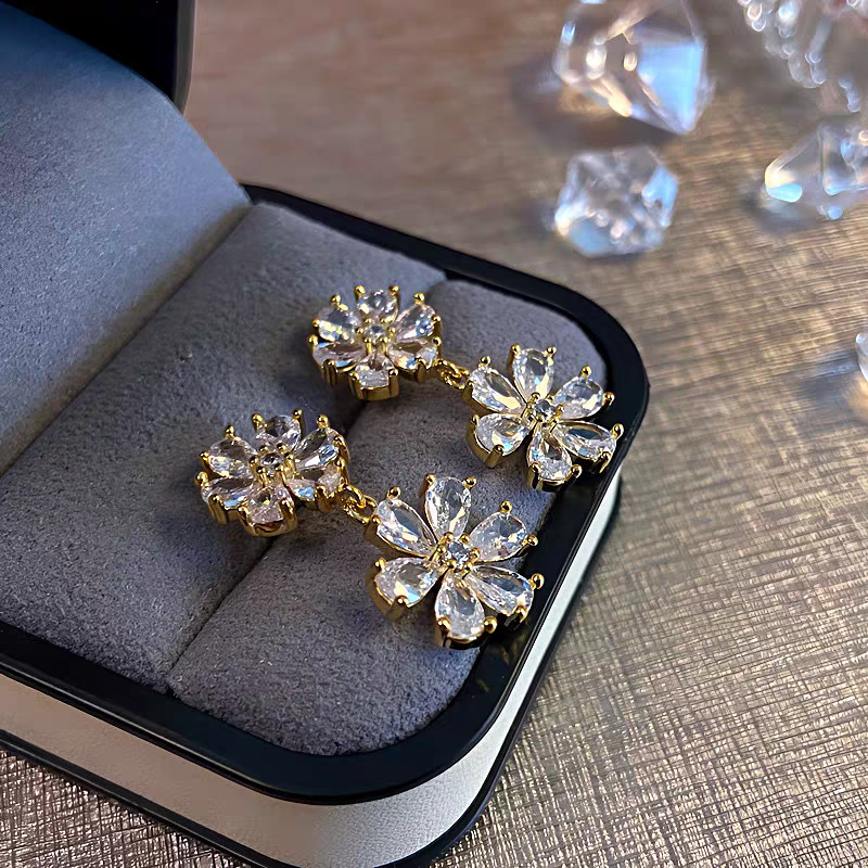 Premium Flower Couple Earrings