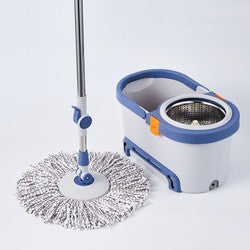 Magic Single Bucket and Flat Mop Floor Cleaning Mop with Spin Bucket